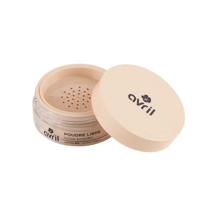 Poudre Libre Certifiée Bio - Poudre Libre Rechargeable Peaux Claires à Médium 15g
