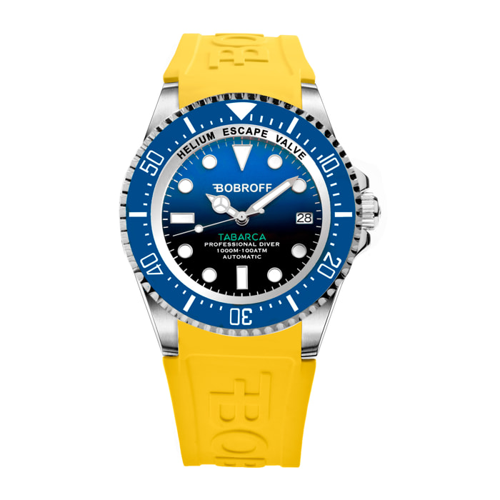 Reloj Bobroff BF0003ba-BFSTA Hombre Analogico Automatico con Correa de Silicona