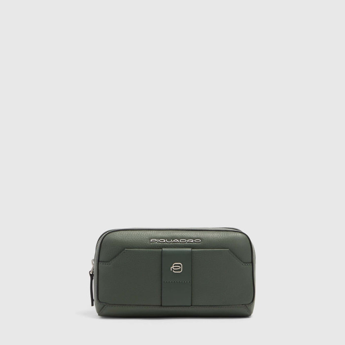 Piquadro Pochette uomo in pelle con tracolla
