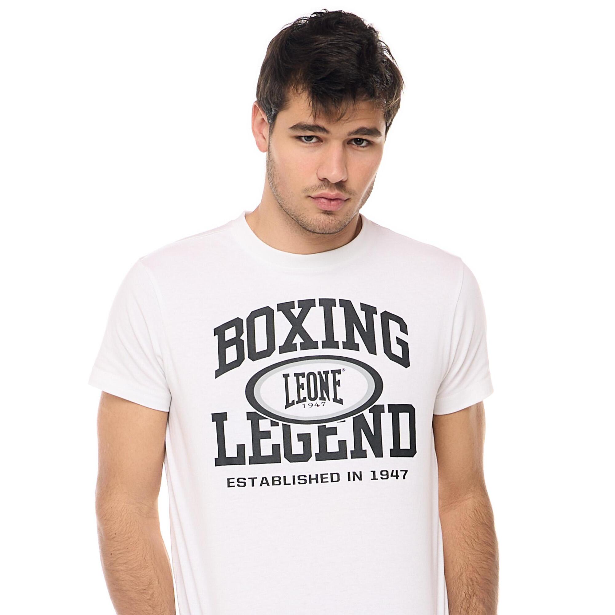 Camiseta de hombre de manga corta con estampado 'Boxing Legend' Leone Active