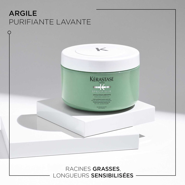Specifique A-Gras - Argile purifiante lavante pour racines grasses et longueurs sensibilisées 250 ml