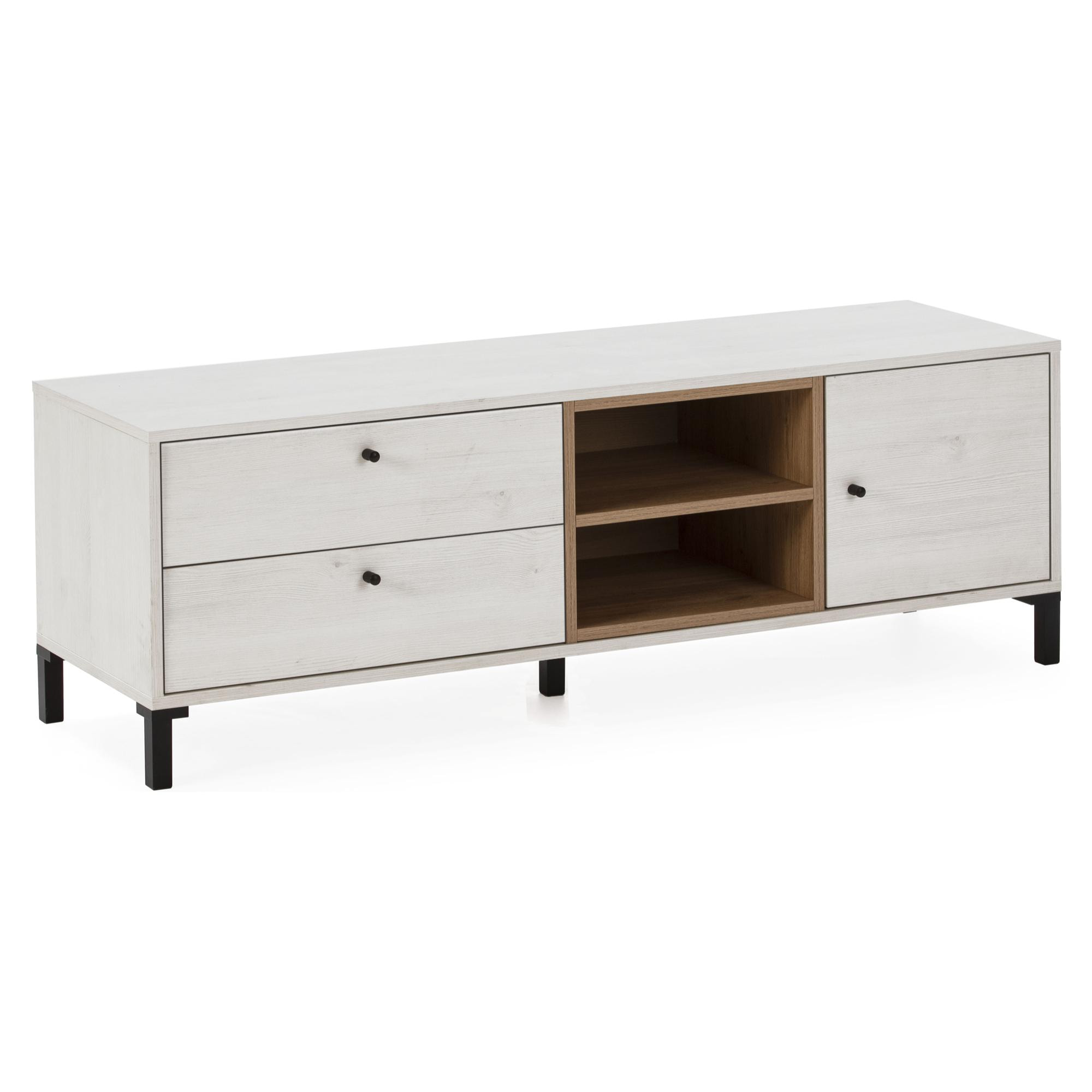 Mueble tv javea 2c2h1p blanco nordic