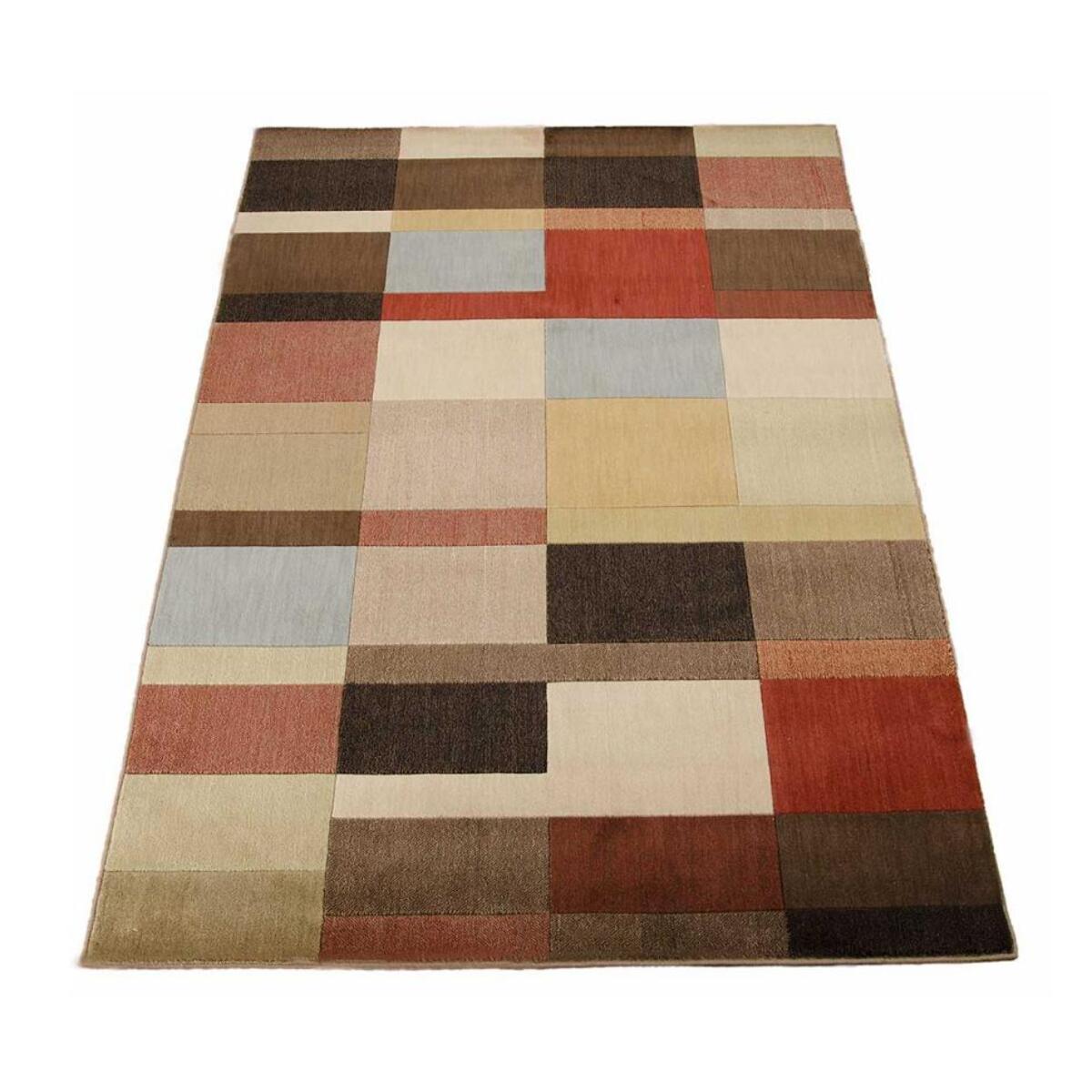 Tapis salon et chambre tissé motif seventies LACI