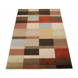 Tapis salon et chambre tissé motif seventies LACI