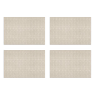 VINILIKO, set de 4 individuales de mesa Geometría beige 4u-30x45 cm