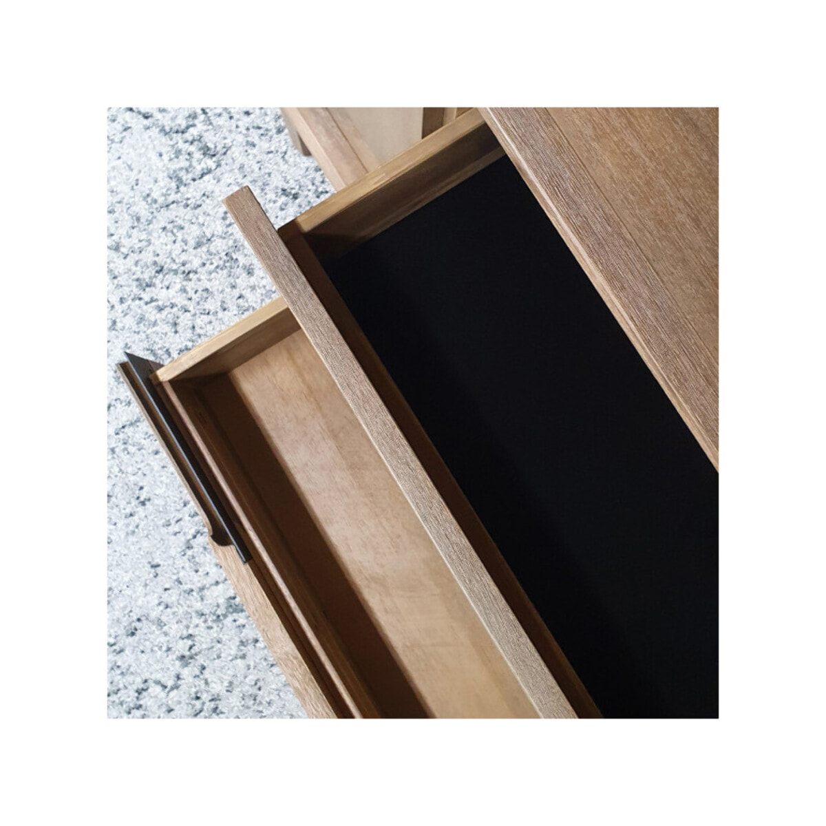 Armoirette de rangement en bois d'acacia - AMALFI