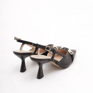 SLINGBACK MORSETTO NERO