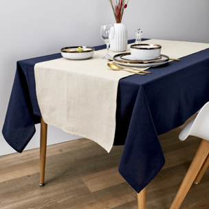 Chemin de table - HOME DECO FACTORY - Beige - Coton - Design épuré