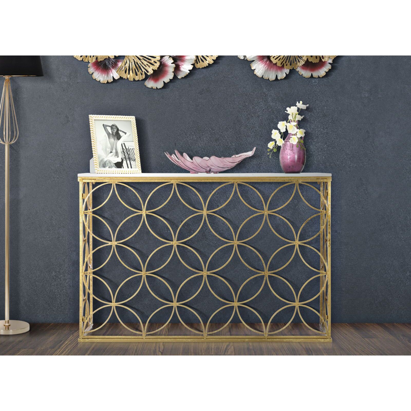 CONSOLE STAR MARBLE CM 120X40X80