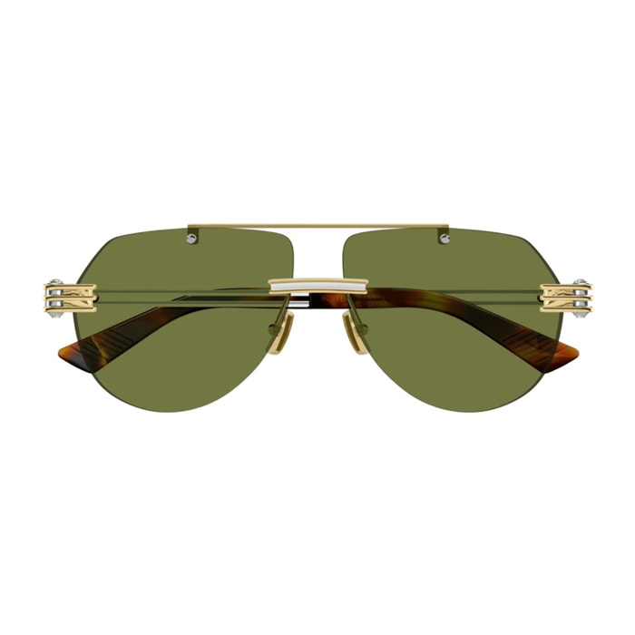 Gafas de Sol Bottega Veneta BV1342S-003 de Metal Unisex 59 mm