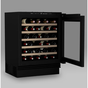 Vinoteca encastrable e integrable 48 botellas, 134 L, LES PETITS CHAMPS, temperatura regulable 5–22 °C