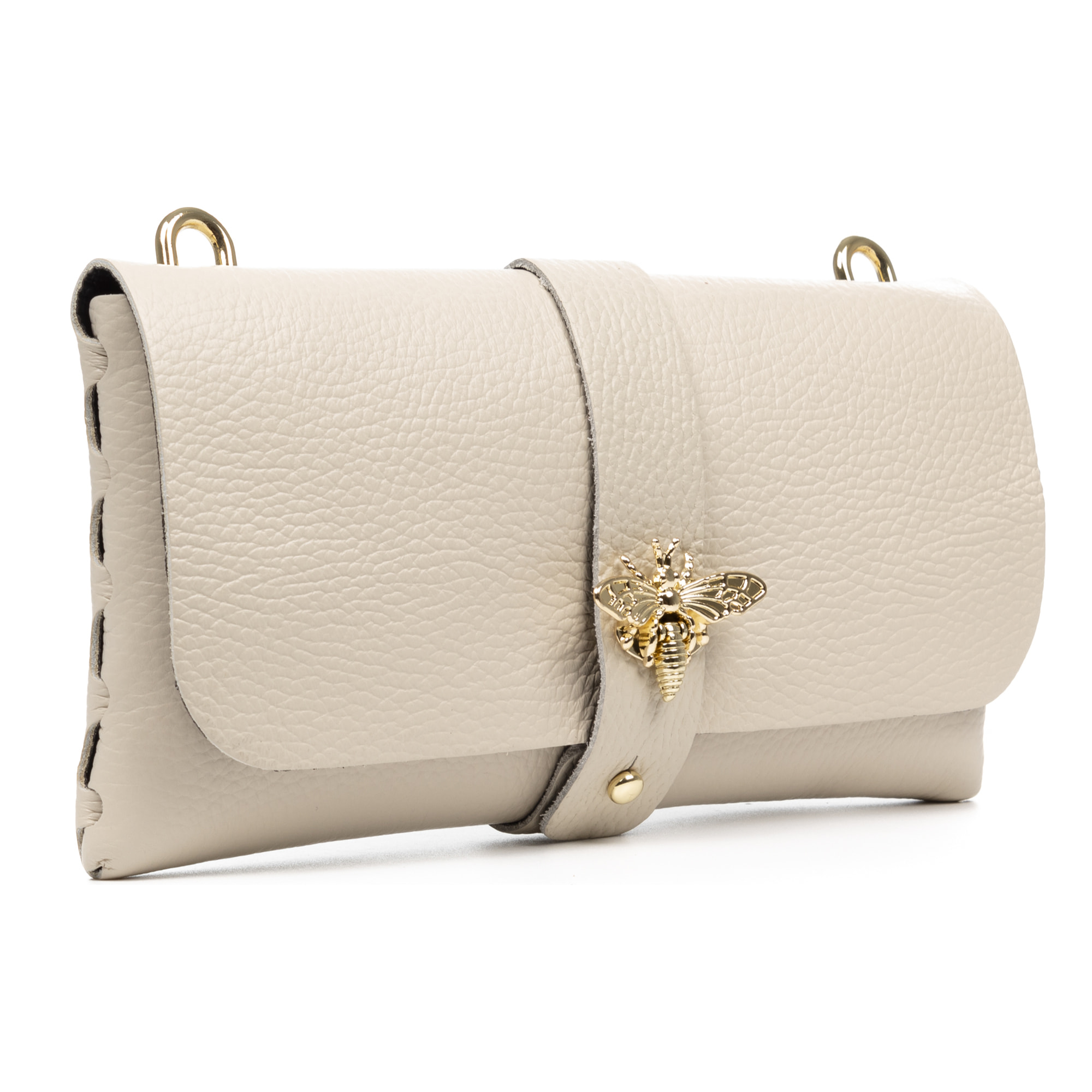 Amaseno bolso bandolera mujer. Piel auténtica Dollaro.