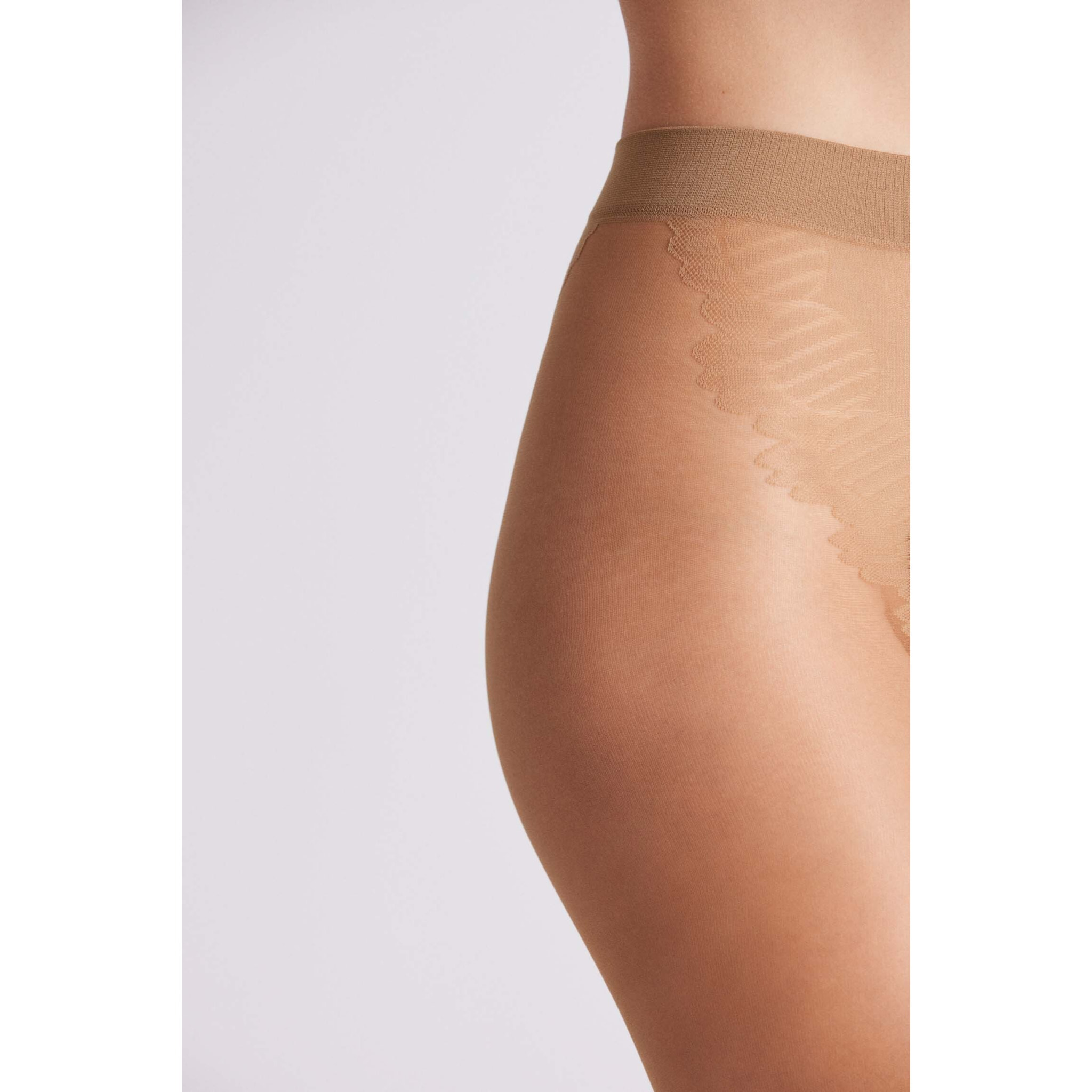 Collant senza cuciture color bronzo 20 denari