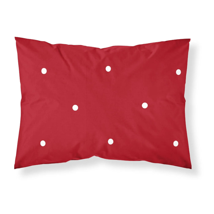 Taie d'oreiller Laponia 47 Rouge 100% coton