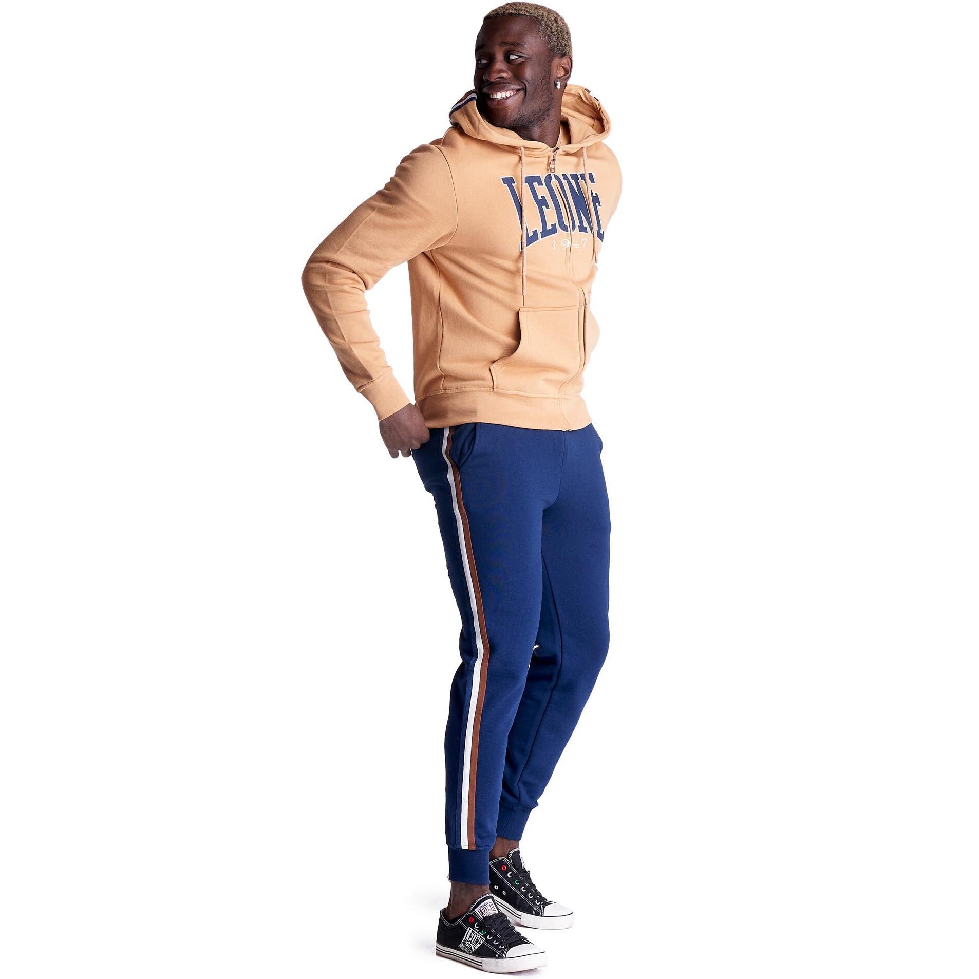 Chándal de hombre Earth Tones con cremallera completa y capucha