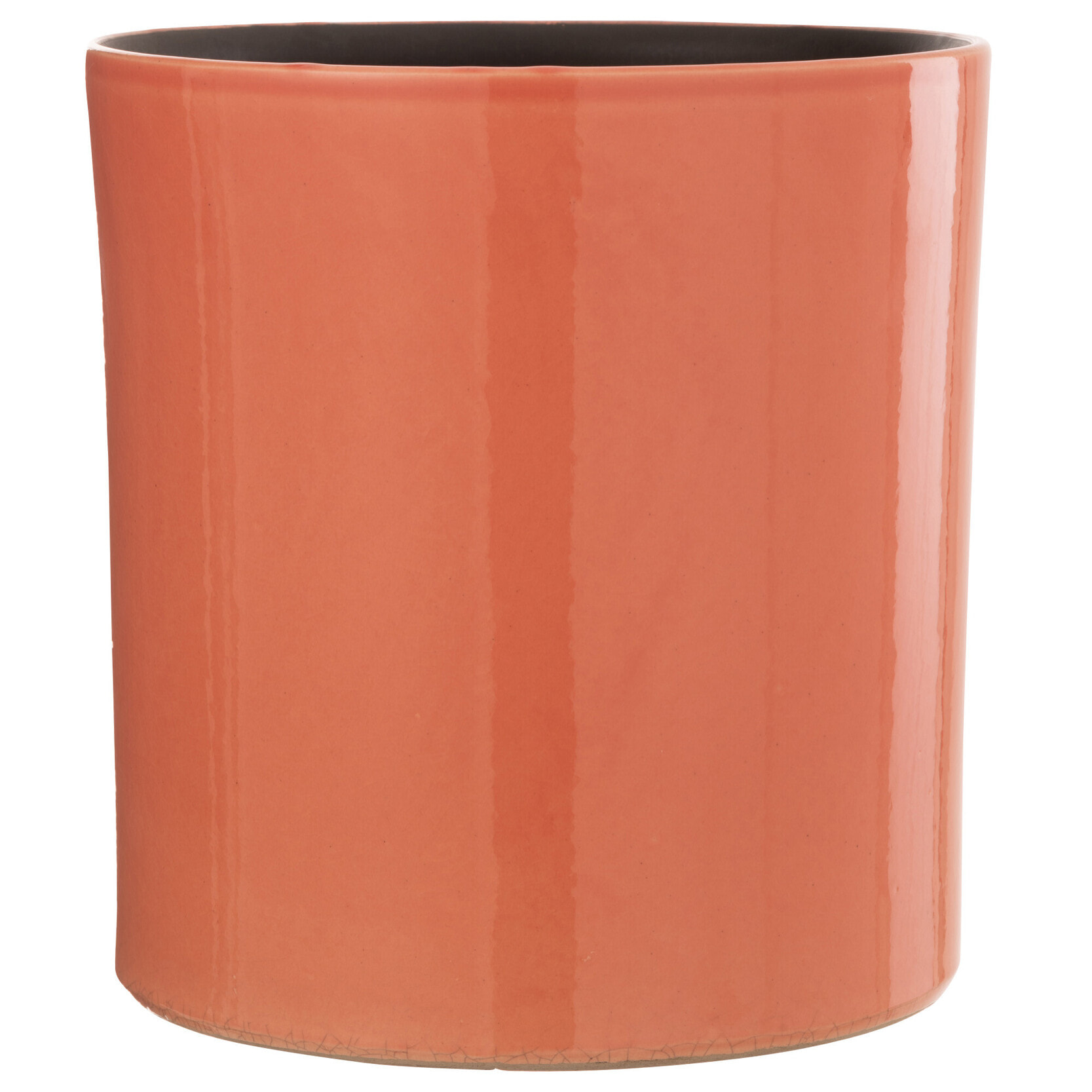 J-Line cache-pot Flexible - céramique - rose - large - Ø 25 cm