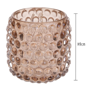 Portacandele bubble - Pezzi 12 - 9xH9x9cm - Bianchi Dino SpA