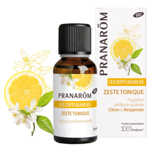 Pranarom - Diffusable Zeste tonique - Bio - 30 ml