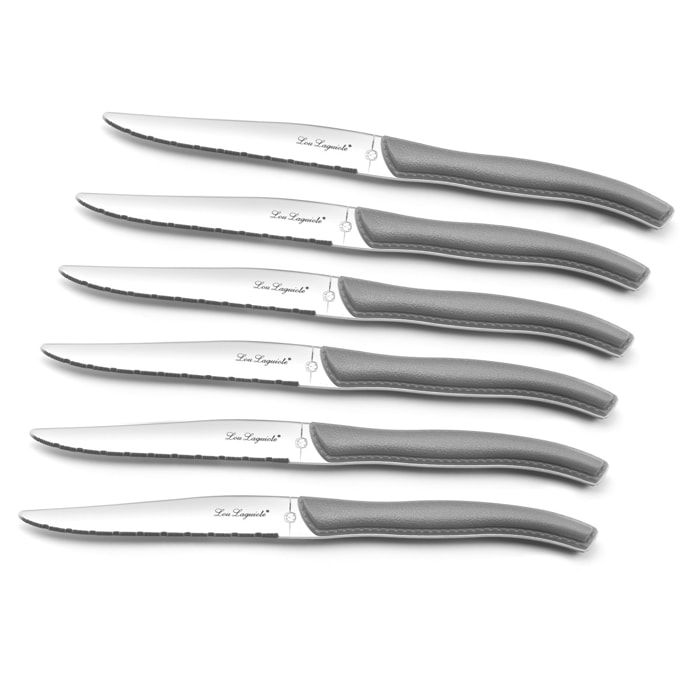 Sky Grigio - Set di 6 coltelli da bistecca
