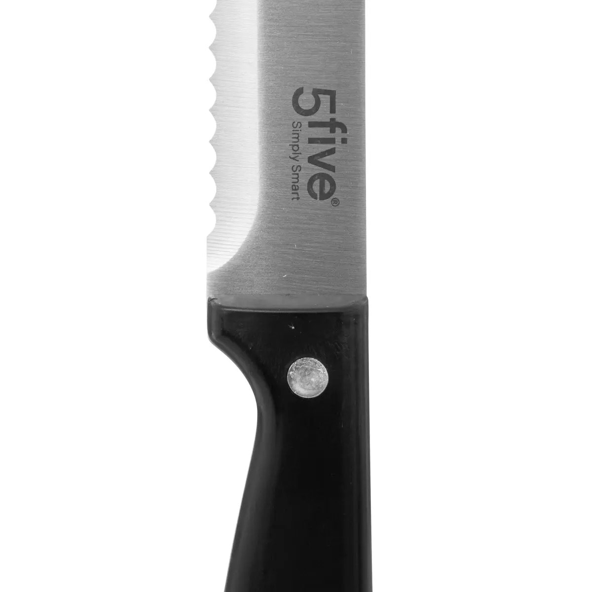 Couteau à pain inox "Essentiel Black" lame 20cm