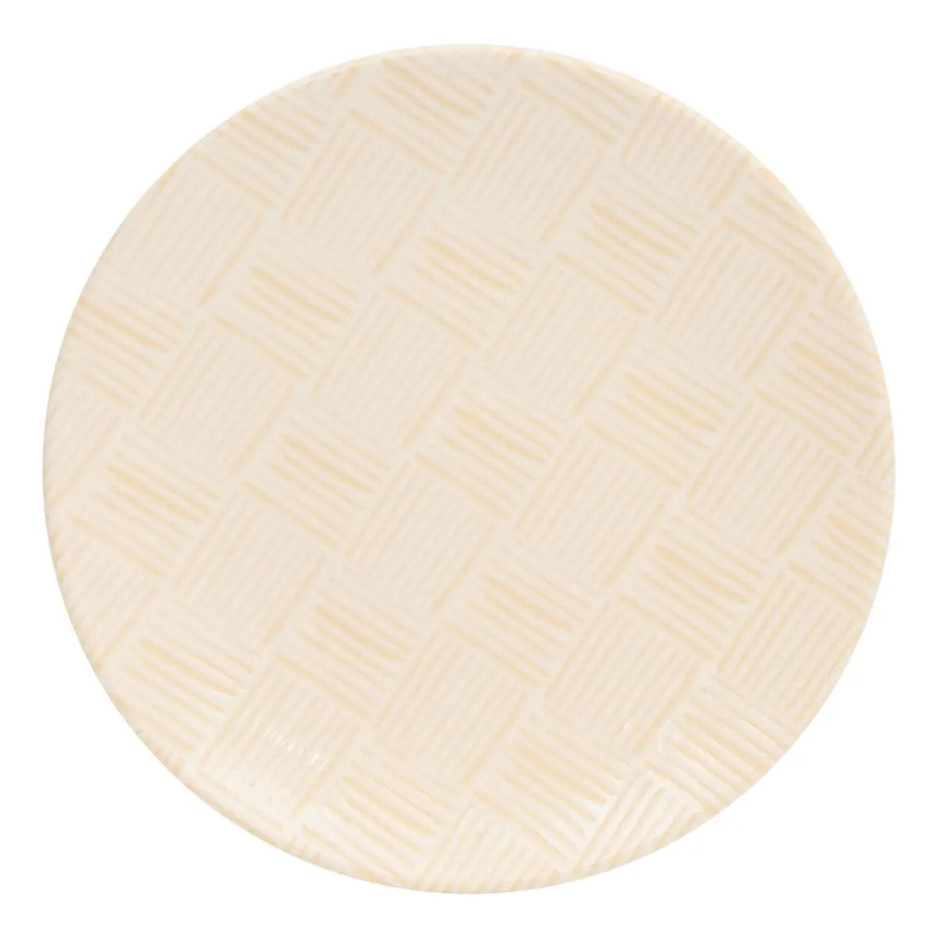 Assiette dessert Laetitia D20cm creme