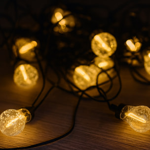 Guirlande solaire BUBBLE 25 LED 20M