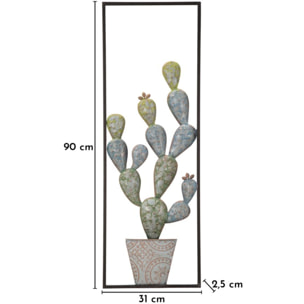 PANNELO IN FERRO CACTUS-FRAME -A- CM 31X2,5X90