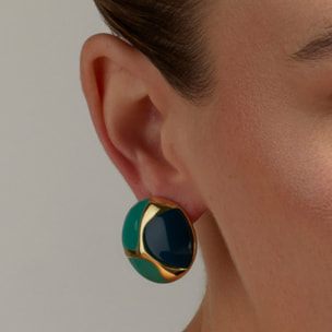 Pendientes acabado en oro amarillo de 18k