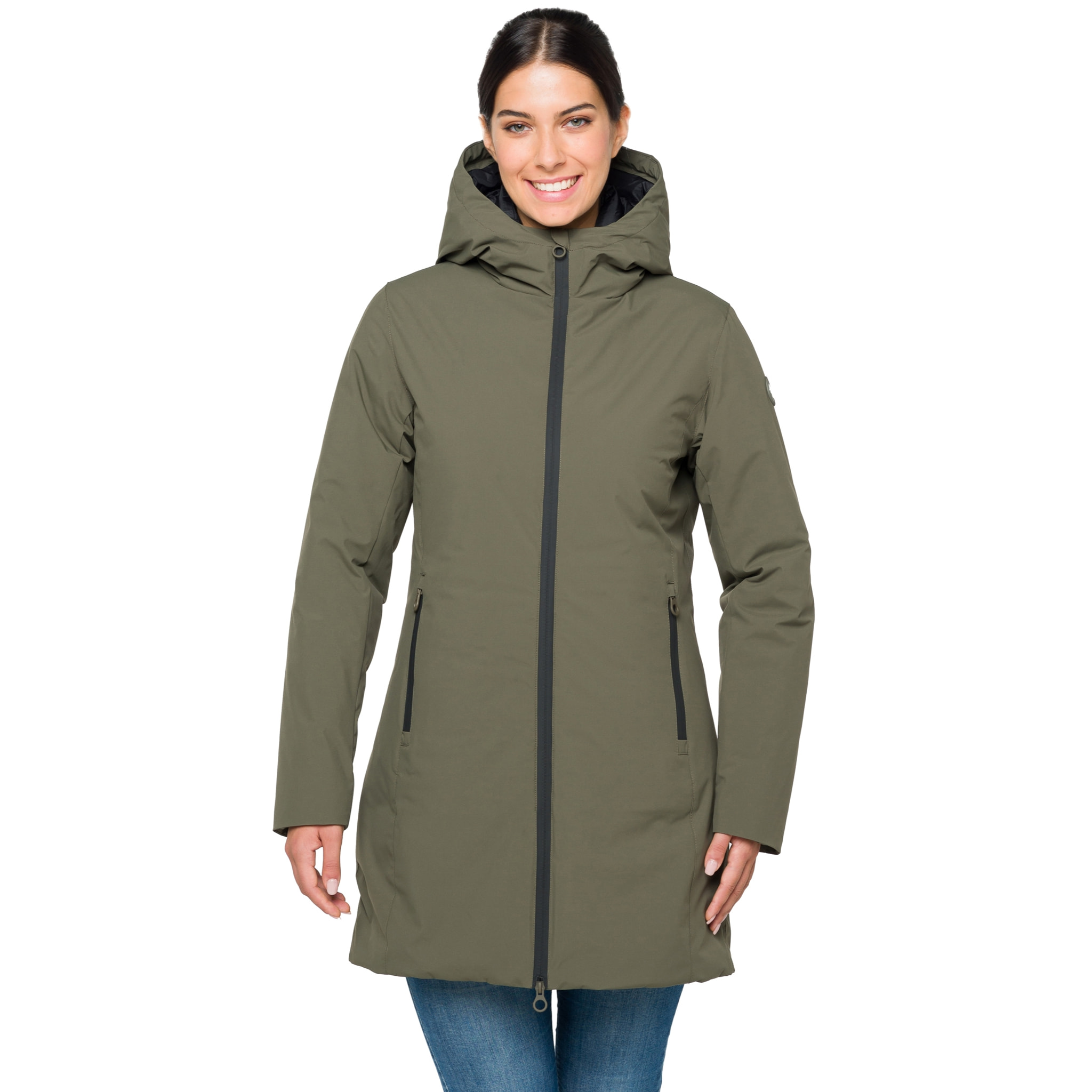 Chaqueta Hot Buttered térmica impermeable Anouk verde militar
