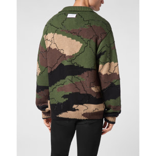 PHILIPP PLEIN Cárdigan CAMOUFLAGE