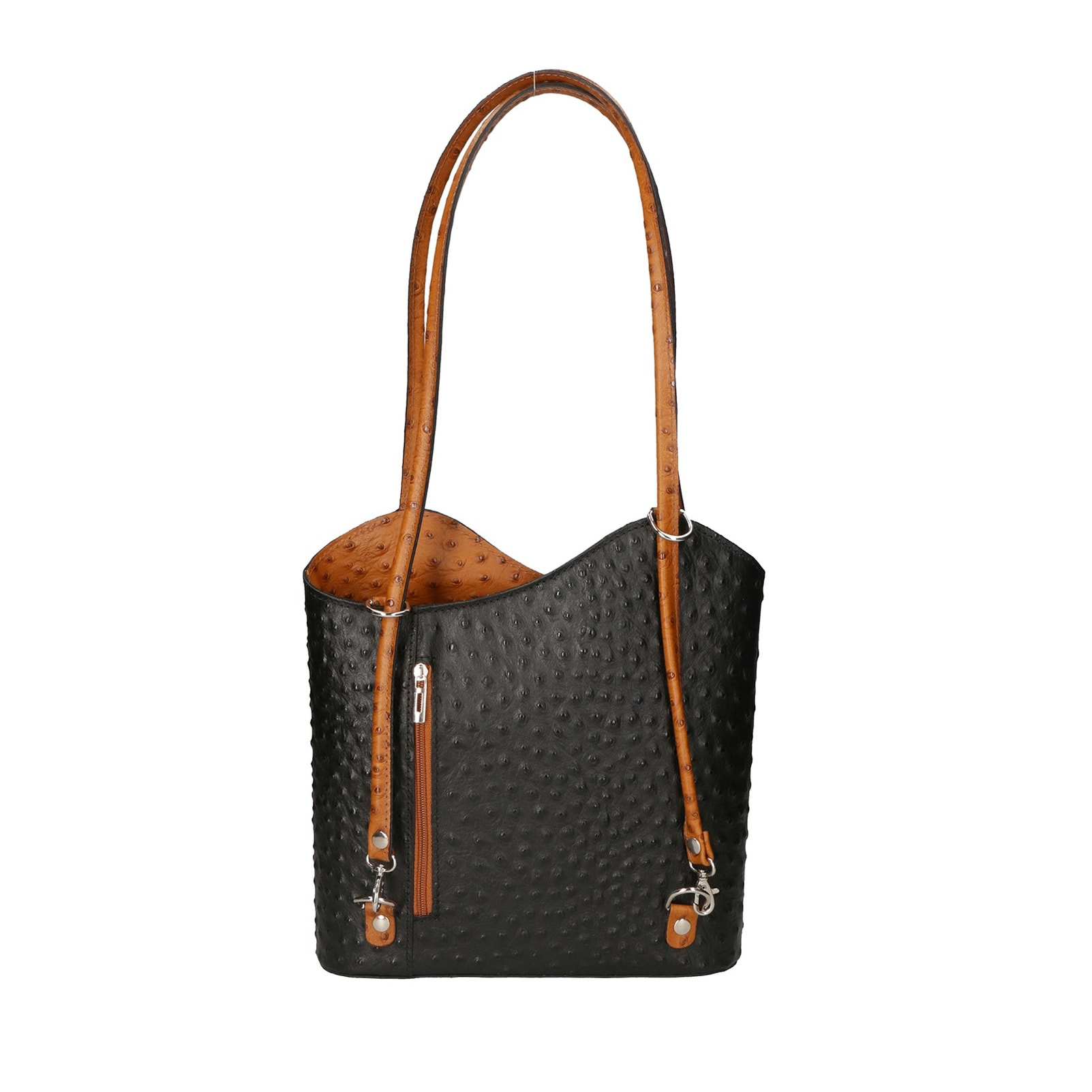 Zaino da donna in vera pelle - Modello Charlotte - 28.0 x 25.0 x 9.0 cm