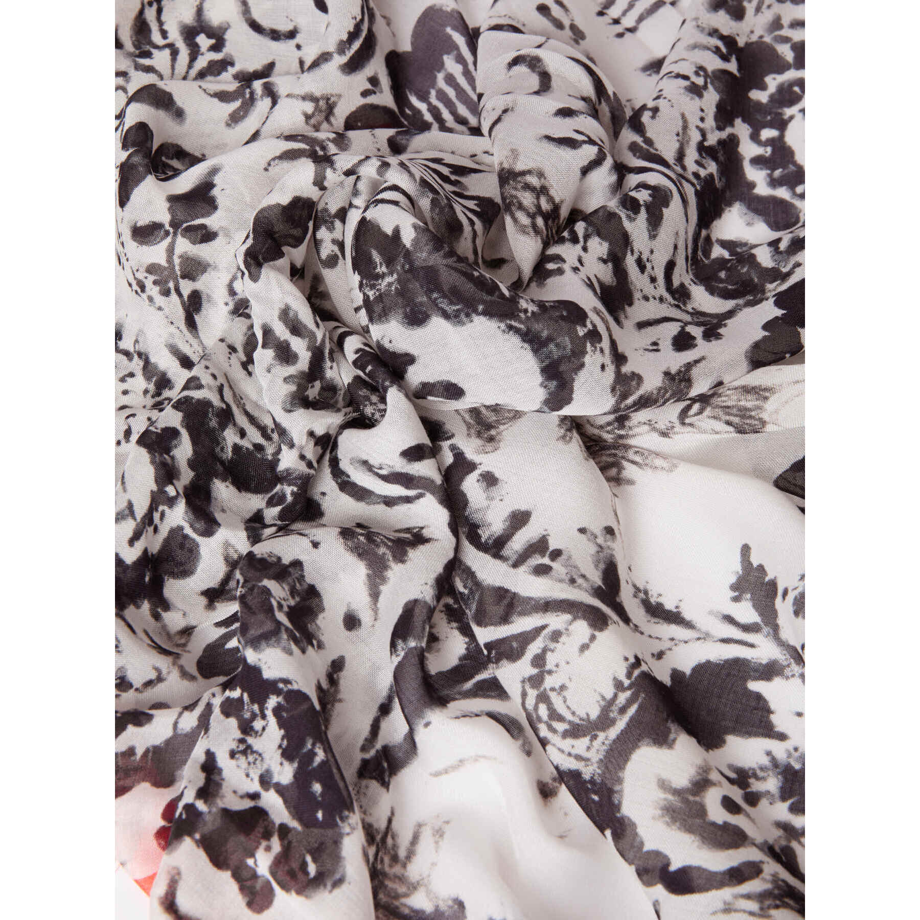 Elena Mirò - Foulard in modal stampato - Nero