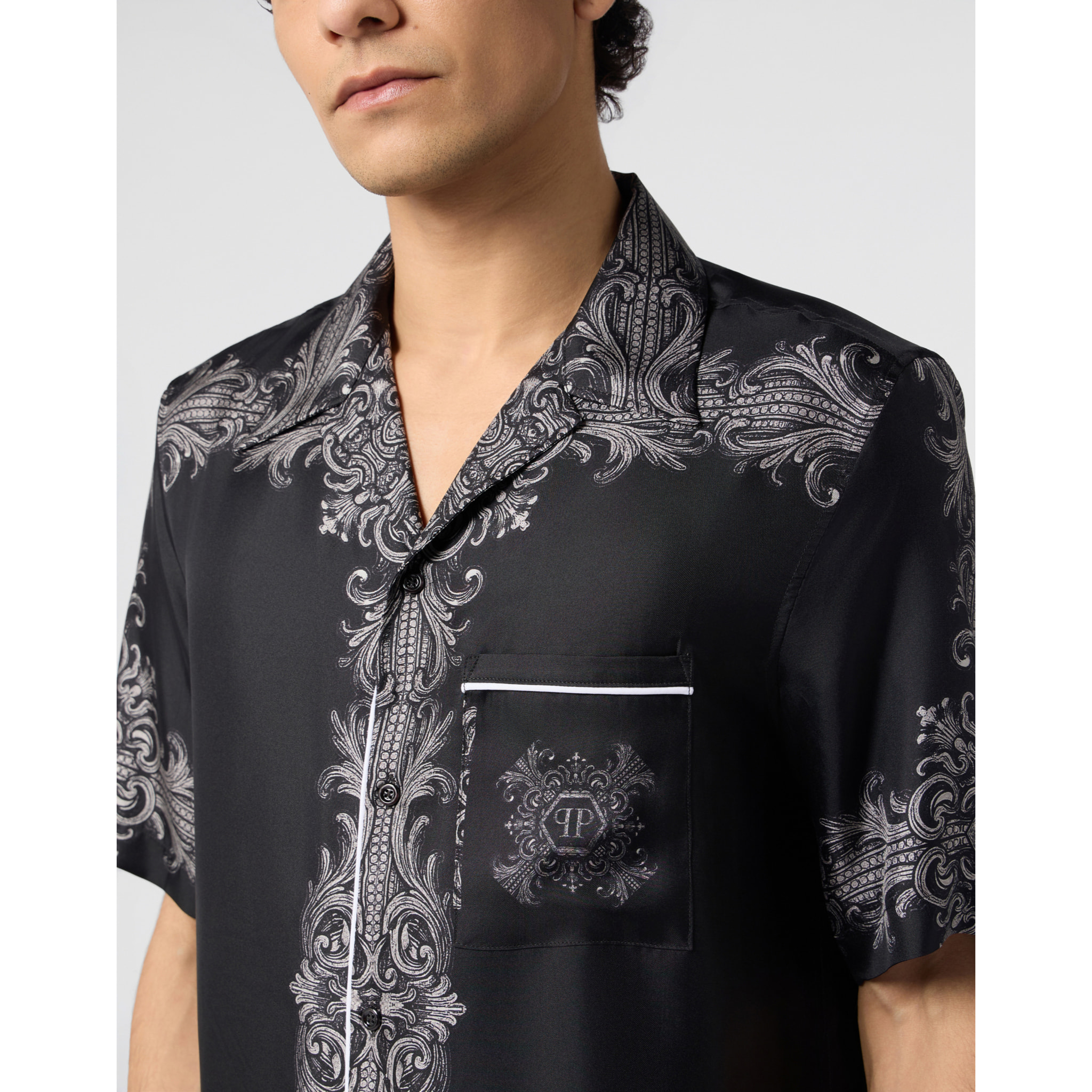 PHILIPP PLEIN Bowling Shirt Baroque