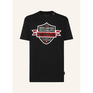 PHILIPP PLEIN Camiseta de cuello redondo y manga corta CREST