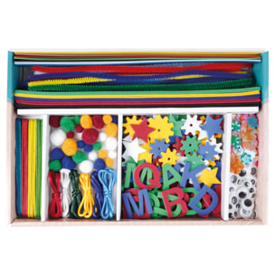 Scatola dei Lavoretti Creativi Accessori Fai da Te, Blu