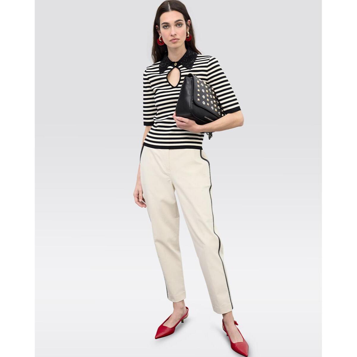Polo a righe