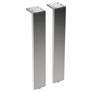 Meuble de salle de bain simple vasque 60 cm BURGBAD Joline blanc mat