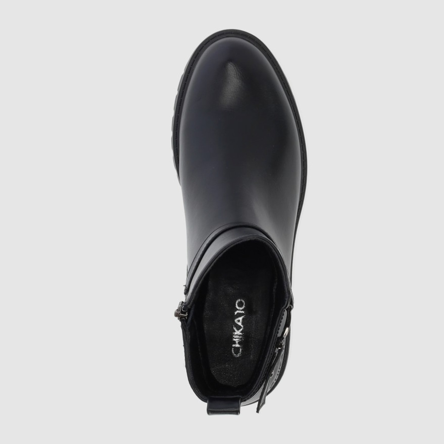 Botines - Negro - Tacón: Bajo