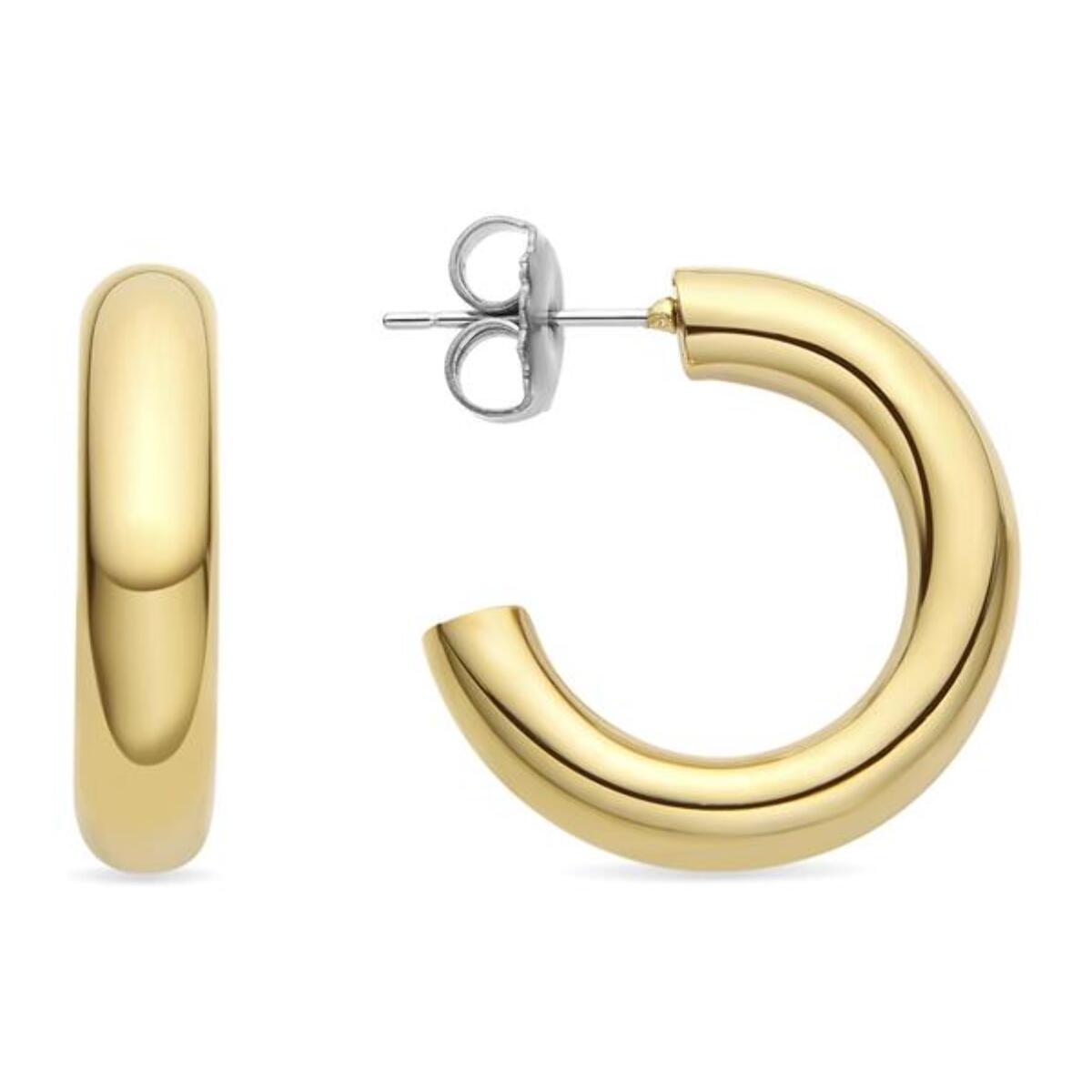 Pendientes Lux by Lux acabados en baño oro amarillo 18K