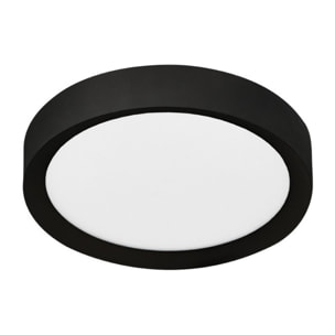 PLATE Lampada da soffitto Nero