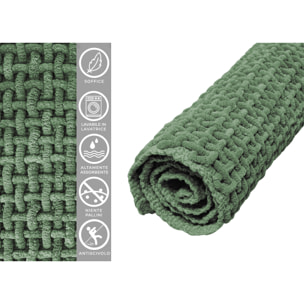 Tappeto Bagno Doccia Antiscivolo Super Assorbente Modello Osaka Verde
