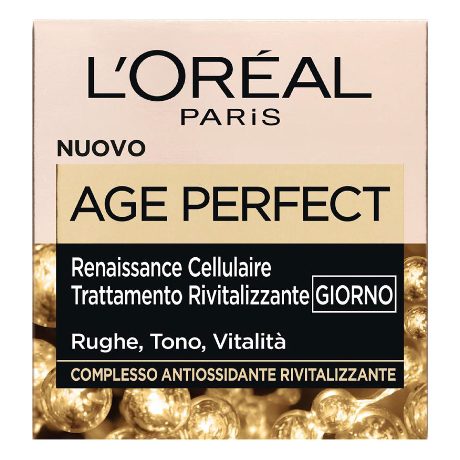 Crema Viso Rivitalizzante Giorno Age Perfect Renaissance Cellulaire Antiossidante Illuminante Levigante Tonificante Anti-Rughe 50ml