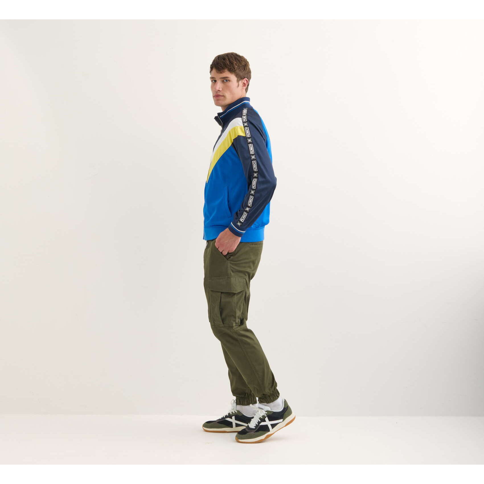 Chaqueta MUNICH Scudetto streetwear hombre de poliéster multicolor