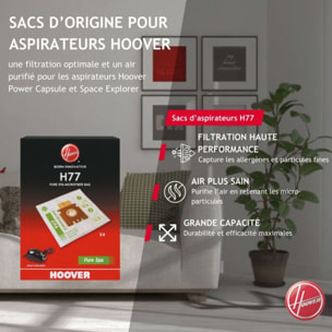 Sac aspirateur HOOVER H77 PureEpa