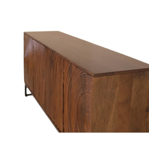 Aparador de Madera de Mango 170 Cm Estilo Moderno
