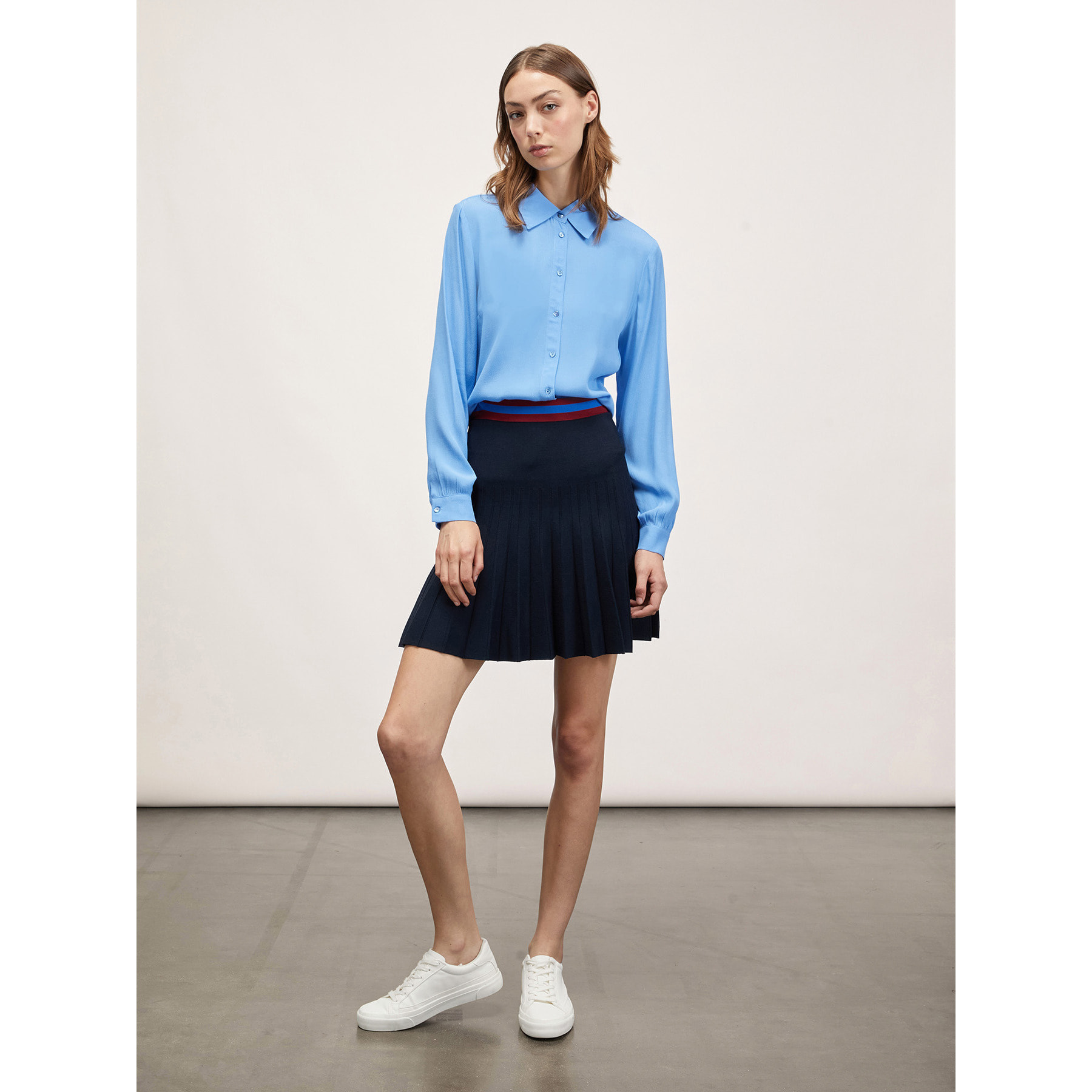 Motivi - Camicia fluida - Azzurro