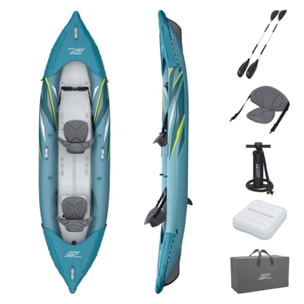 Bestway Kayak gonflable 2 places Waypoint Elite X2 382 cm