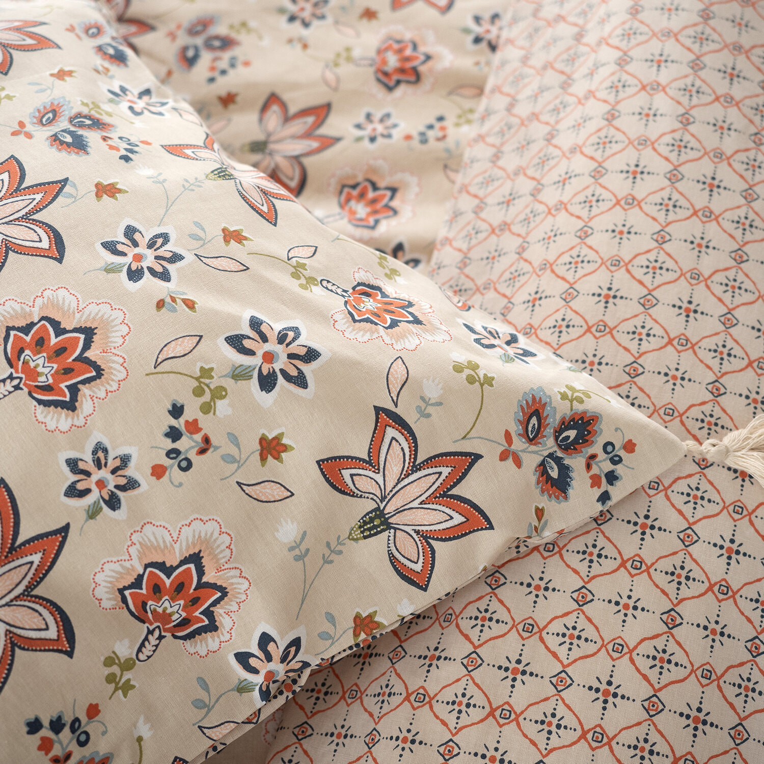 Parure de couette 100% coton bci denia