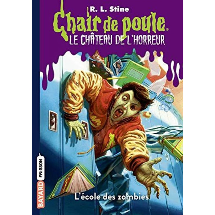 Stine, R.L | Le château de l'horreur, Tome 04: L'école des zombies | Livre d'occasion