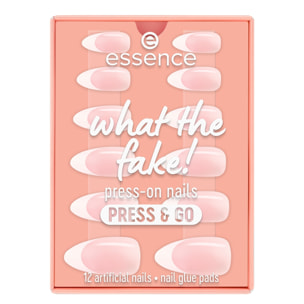 What The Fake! Press & Go - Kit Faux-Ongles French Classique x12